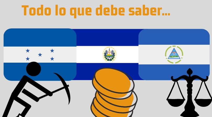 Bitcoin en Nicaragua, El Salvador y Honduras