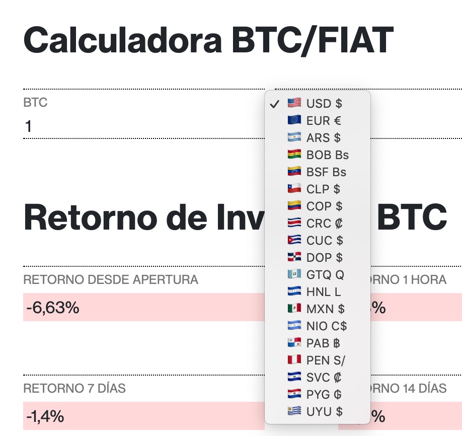 Calculadora dolares a btc bitcoin coin exchange rate