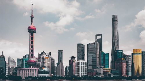 china shanghai edificios skyline via Unsplash