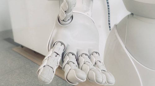 Robot IA Blockchain Unsplash