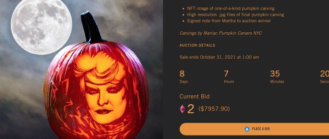 Billionaire author and businesswoman Martha Stewart launches her very own Halloween NFTs, check them out! - DiarioBitcoin
